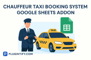 Read more about the article Chauffeur Taxi Booking System – Google Sheets Addon