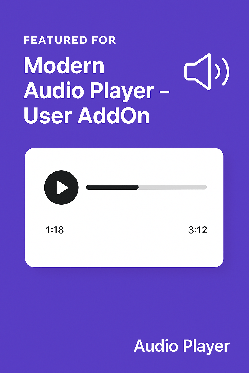 You are currently viewing Modern Audio Player – User AddOn