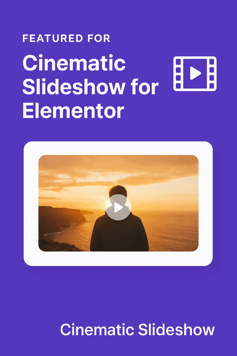 Read more about the article Cinematic Slideshow for Elementor