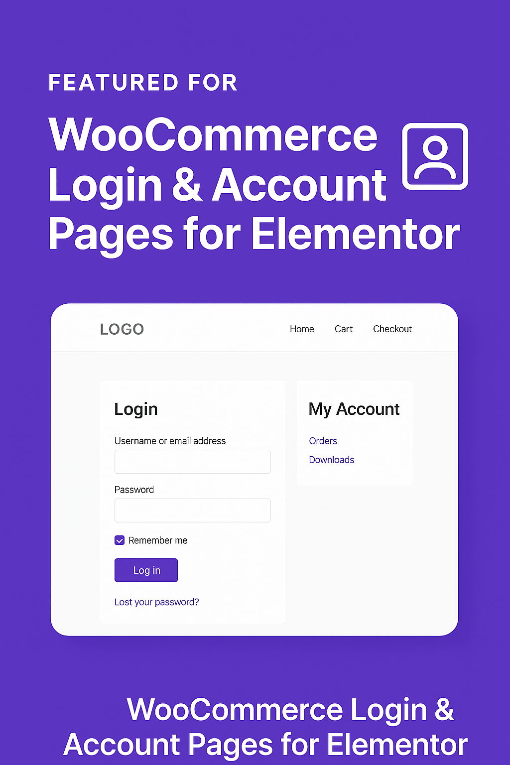 You are currently viewing WooCommerce Login & Account Pages for Elementor