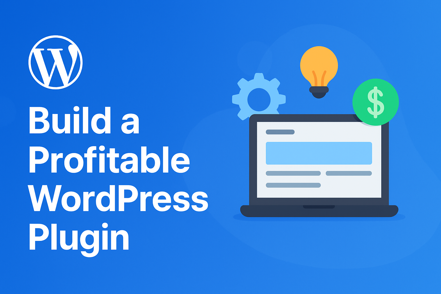You are currently viewing How to Build a Profitable WordPress Plugin from Scratch (2025 Guide)