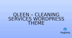 Read more about the article Qleen – Cleaning Services WordPress Theme