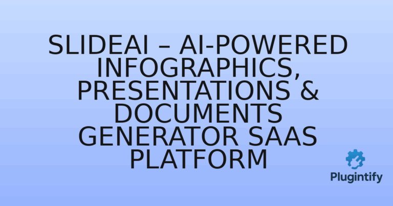 Read more about the article SlideAI – AI-Powered Infographics, Presentations & Documents Generator SaaS Platform