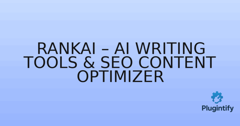 Read more about the article RankAI – AI Writing Tools & SEO Content Optimizer