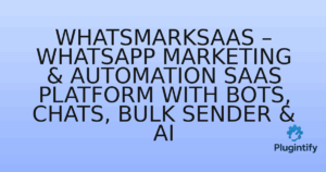 Read more about the article WhatsMarkSaaS – WhatsApp Marketing & Automation SaaS Platform with Bots, Chats, Bulk Sender & AI