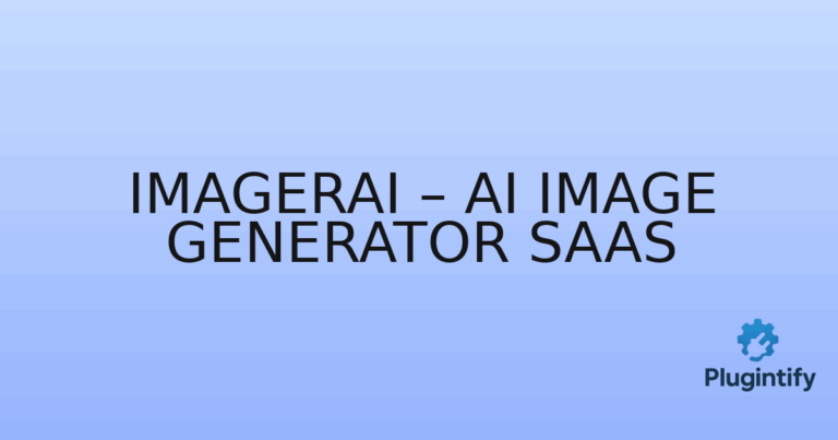 Read more about the article ImagerAI – AI Image Generator SaaS