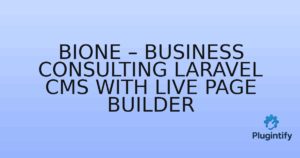 Read more about the article Bione – Business Consulting Laravel CMS With Live Page Builder