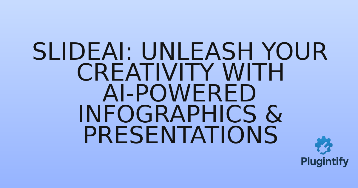 You are currently viewing SlideAI: Unleash Your Creativity with AI-Powered Infographics & Presentations