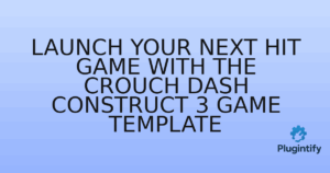 Read more about the article Launch Your Next Hit Game with the Crouch Dash Construct 3 Game Template
