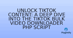 Read more about the article Unlock TikTok Content: A Deep Dive into the TikTok Bulk Video Downloader PHP Script