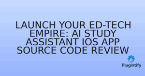 Read more about the article Launch Your Ed-Tech Empire: AI Study Assistant iOS App Source Code Review