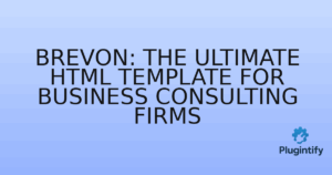 Read more about the article Brevon: The Ultimate HTML Template for Business Consulting Firms