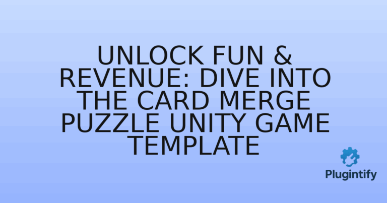 Read more about the article Unlock Fun & Revenue: Dive into the Card Merge Puzzle Unity Game Template