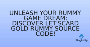 Read more about the article Unleash Your Rummy Game Dream: Discover Let’sCard Gold Rummy Source Code!