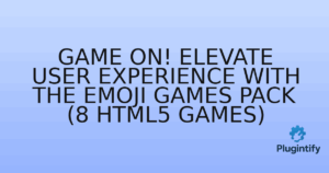Read more about the article Game On! Elevate User Experience with the Emoji Games Pack (8 HTML5 Games)