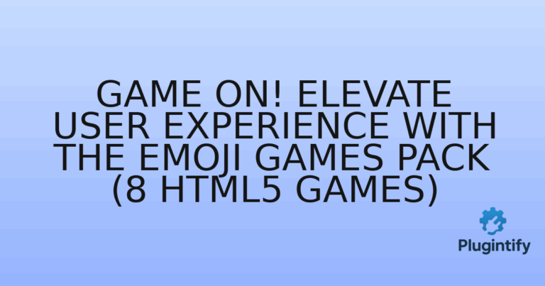 Read more about the article Game On! Elevate User Experience with the Emoji Games Pack (8 HTML5 Games)