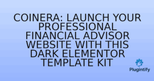 Read more about the article Coinera: Launch Your Professional Financial Advisor Website with This Dark Elementor Template Kit