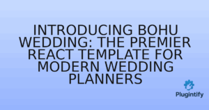 Read more about the article Introducing Bohu Wedding: The Premier React Template for Modern Wedding Planners
