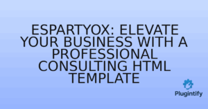 Read more about the article Espartyox: Elevate Your Business with a Professional Consulting HTML Template