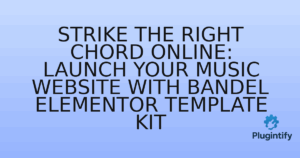 Read more about the article Strike the Right Chord Online: Launch Your Music Website with Bandel Elementor Template Kit