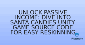 Read more about the article Unlock Passive Income: Dive into Santa Candies Unity Game Source Code for Easy Reskinning