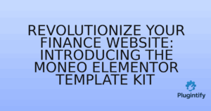 Read more about the article Revolutionize Your Finance Website: Introducing the Moneo Elementor Template Kit
