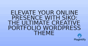 Read more about the article Elevate Your Online Presence with Siko: The Ultimate Creative Portfolio WordPress Theme