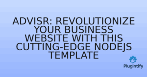 Read more about the article Advisr: Revolutionize Your Business Website with This Cutting-Edge NodeJS Template