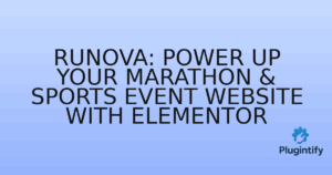 Read more about the article Runova: Power Up Your Marathon & Sports Event Website with Elementor