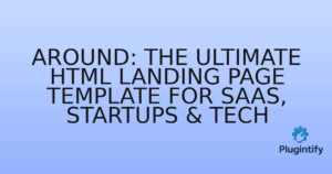 Read more about the article Around: The Ultimate HTML Landing Page Template for SaaS, Startups & Tech