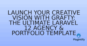 Read more about the article Launch Your Creative Vision with Grafty: The Ultimate Laravel 12 Agency & Portfolio Template