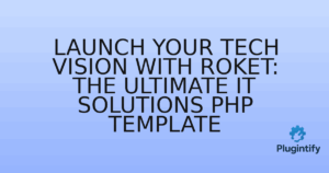 Read more about the article Launch Your Tech Vision with Roket: The Ultimate IT Solutions PHP Template