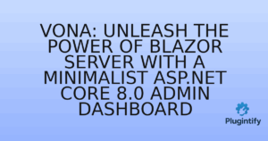 Read more about the article Vona: Unleash the Power of Blazor Server with a Minimalist ASP.NET Core 8.0 Admin Dashboard