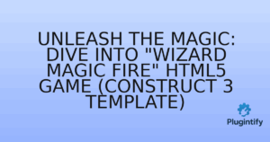 Read more about the article Unleash the Magic: Dive into “Wizard Magic Fire” HTML5 Game (Construct 3 Template)
