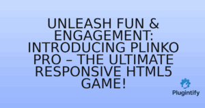 Read more about the article Unleash Fun & Engagement: Introducing Plinko Pro – The Ultimate Responsive HTML5 Game!