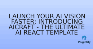 Read more about the article Launch Your AI Vision Faster: Introducing AICRAFT – The Ultimate AI React Template