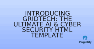 Read more about the article Introducing Gridtech: The Ultimate AI & Cyber Security HTML Template