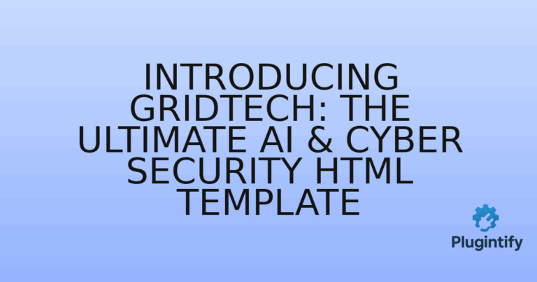 Read more about the article Introducing Gridtech: The Ultimate AI & Cyber Security HTML Template