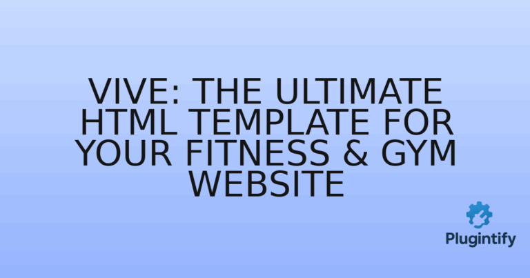 Read more about the article Vive: The Ultimate HTML Template for Your Fitness & Gym Website