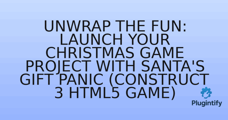 Read more about the article Unwrap the Fun: Launch Your Christmas Game Project with Santa’s Gift Panic (Construct 3 HTML5 Game)