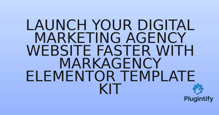 Read more about the article Launch Your Digital Marketing Agency Website Faster with MarkAgency Elementor Template Kit