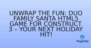 Read more about the article Unwrap the Fun: Duo Family Santa HTML5 Game for Construct 3 – Your Next Holiday Hit!
