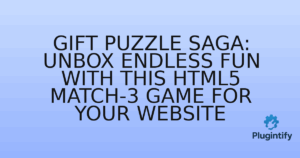 Read more about the article Gift Puzzle Saga: Unbox Endless Fun with This HTML5 Match-3 Game for Your Website