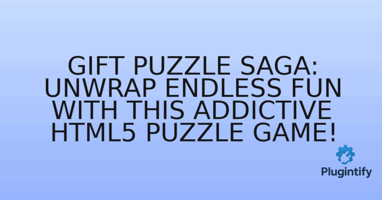 Read more about the article Gift Puzzle Saga: Unwrap Endless Fun with This Addictive HTML5 Puzzle Game!