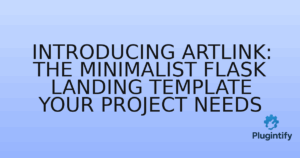 Read more about the article Introducing Artlink: The Minimalist Flask Landing Template Your Project Needs