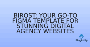 Read more about the article Birost: Your Go-To Figma Template for Stunning Digital Agency Websites