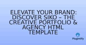Read more about the article Elevate Your Brand: Discover Siko – The Creative Portfolio & Agency HTML Template