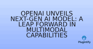 Read more about the article OpenAI Unveils Next-Gen AI Model: A Leap Forward in Multimodal Capabilities