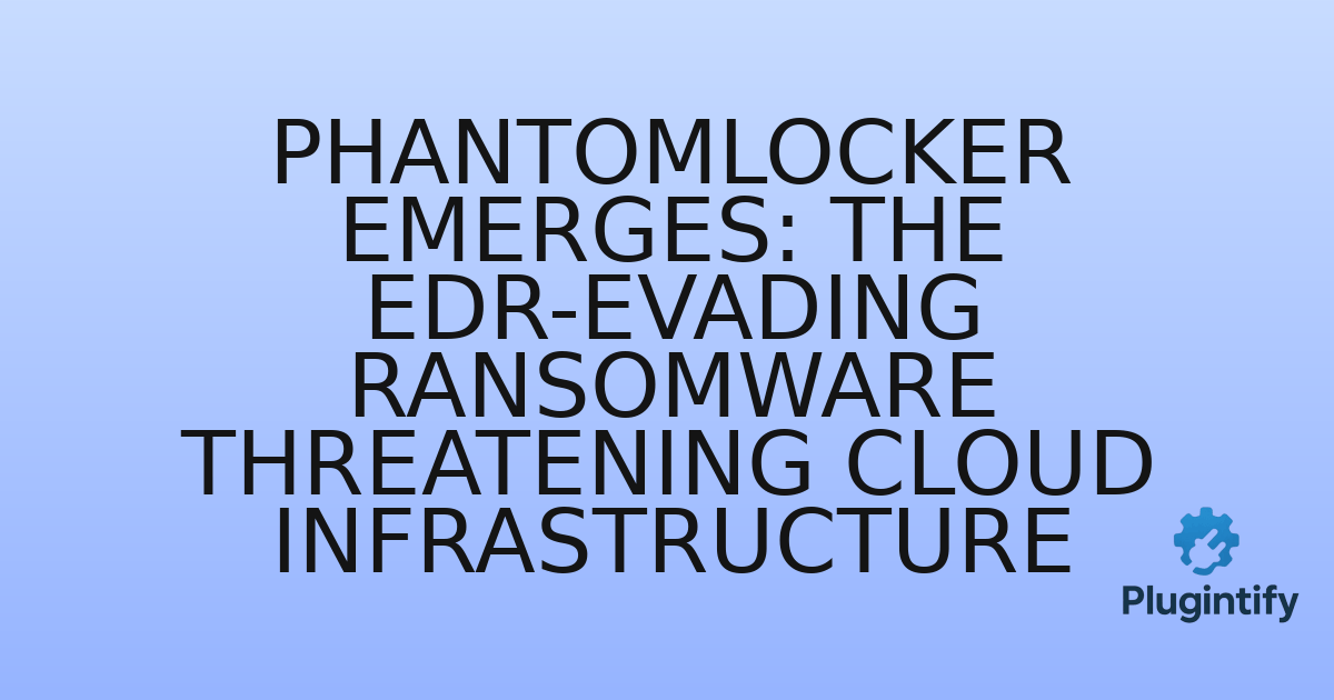 You are currently viewing PhantomLocker Emerges: The EDR-Evading Ransomware Threatening Cloud Infrastructure