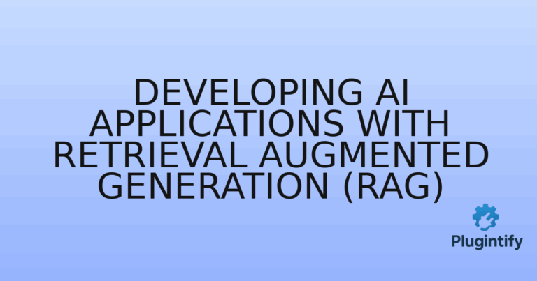 Read more about the article Developing AI Applications with Retrieval Augmented Generation (RAG)